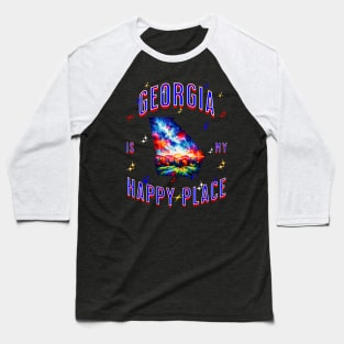 Georgia is my Happy Place Baseball T-Shirt